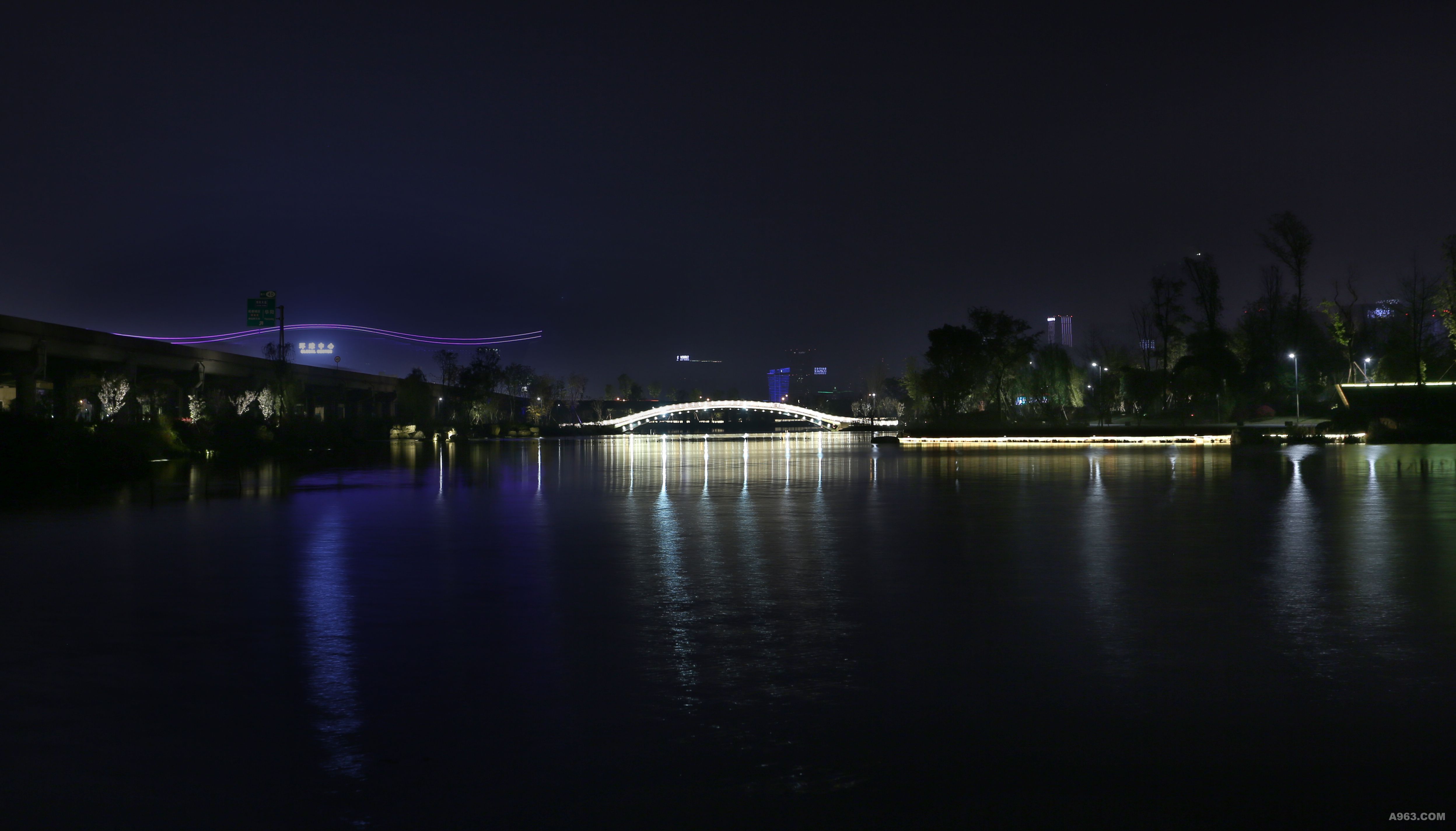 成都锦城湖综合环境提升工程设计(夜景照明)