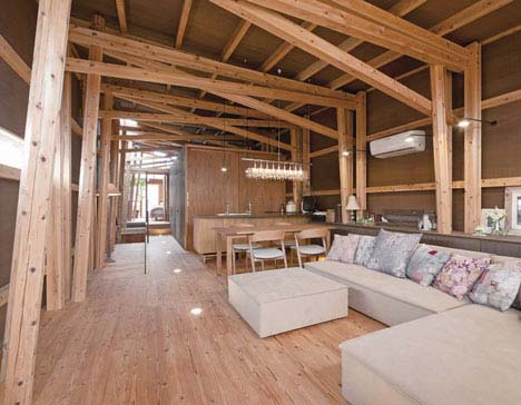 日本多性格木构房设计欣赏 suga atelier